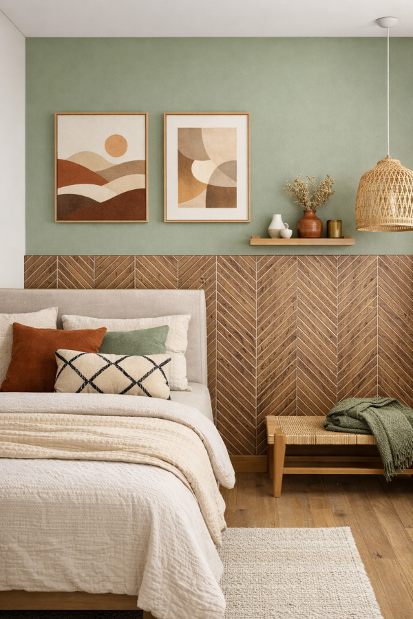 Panel Coverwood Herringbone Roble